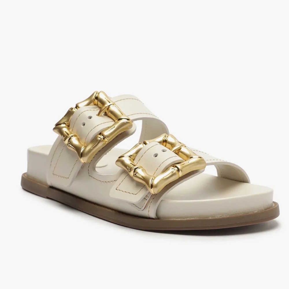 Enola Sandal by SCHUTZ New in box 7.5 pearl white